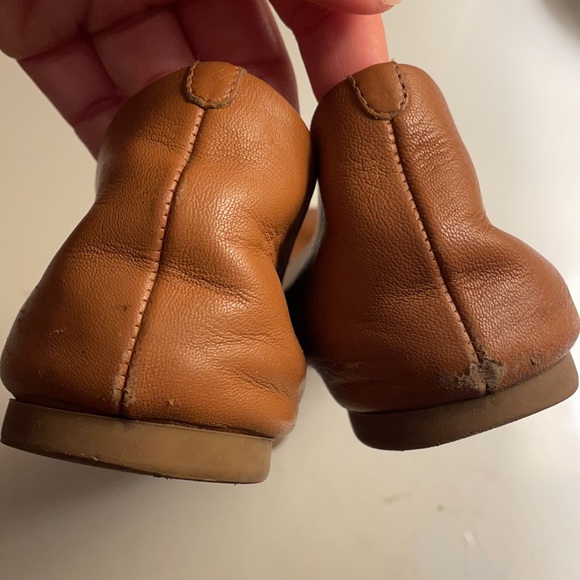 Tan leather flats, J Crew - Picture 4 of 4